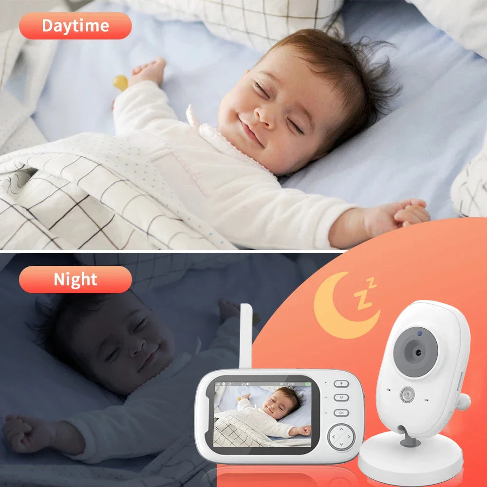 Cdycam 3,5-inch draadloze video-babyfoon