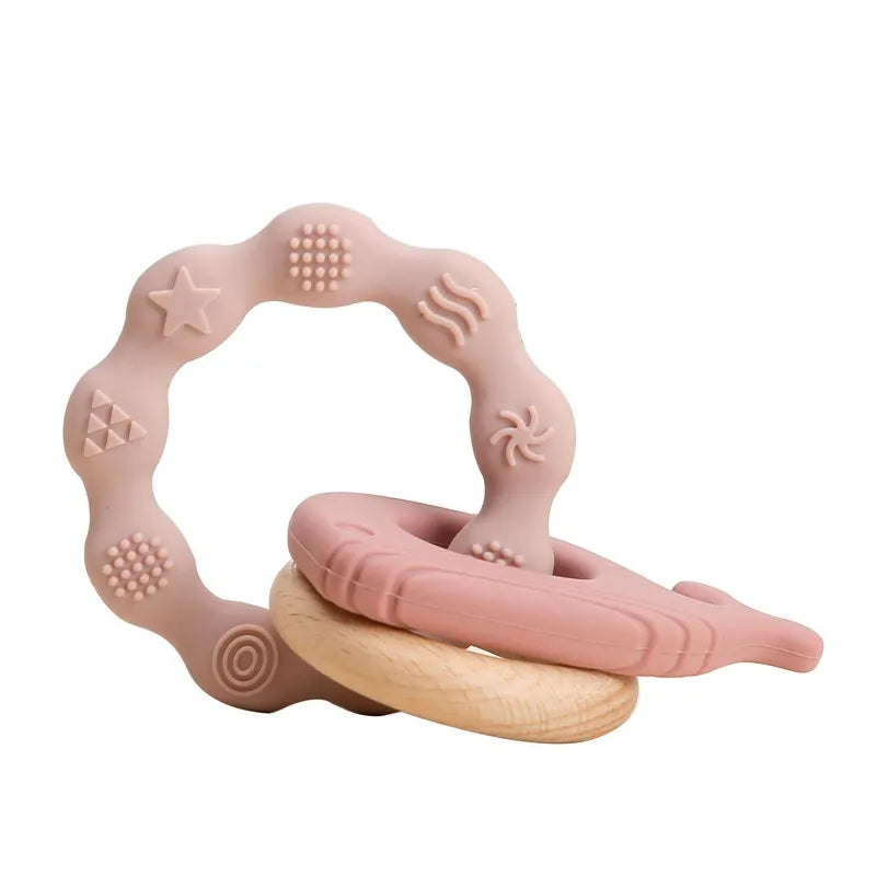 Cartoon Bear Baby Teething Gloves