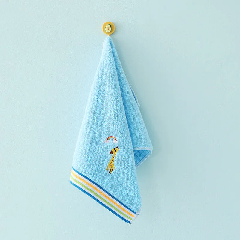 Serviette bébé en coton doux animaux de dessins animés - 50x27cm