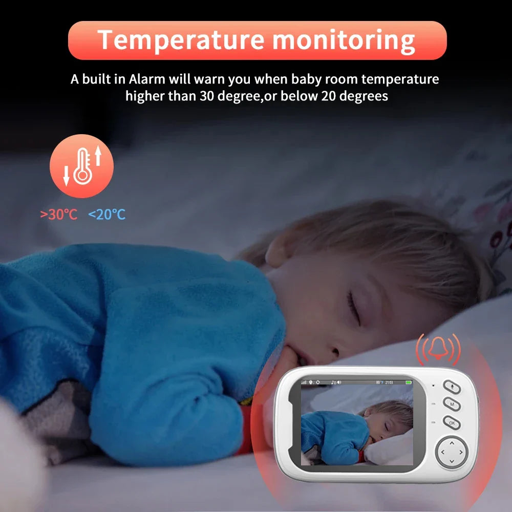 Cdycam 3,5-inch draadloze video-babyfoon