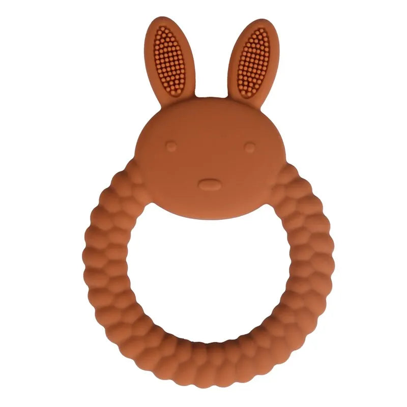 Cartoon Bear Baby Teething Gloves