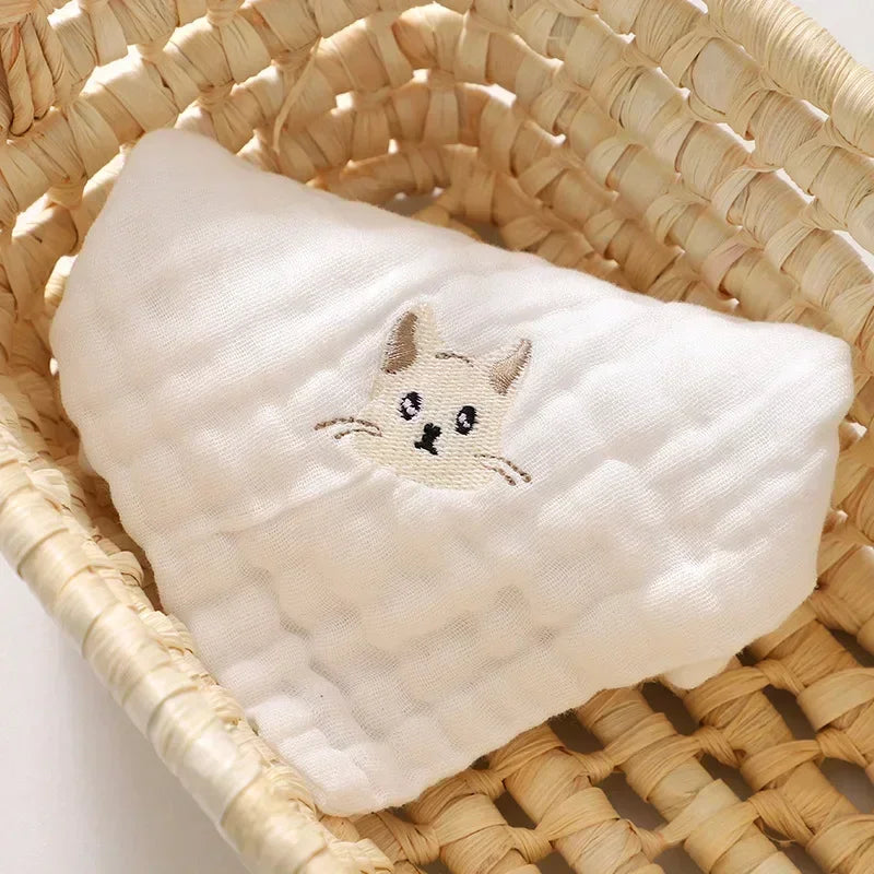 Serviettes de salive en coton doux pour nouveau-nés