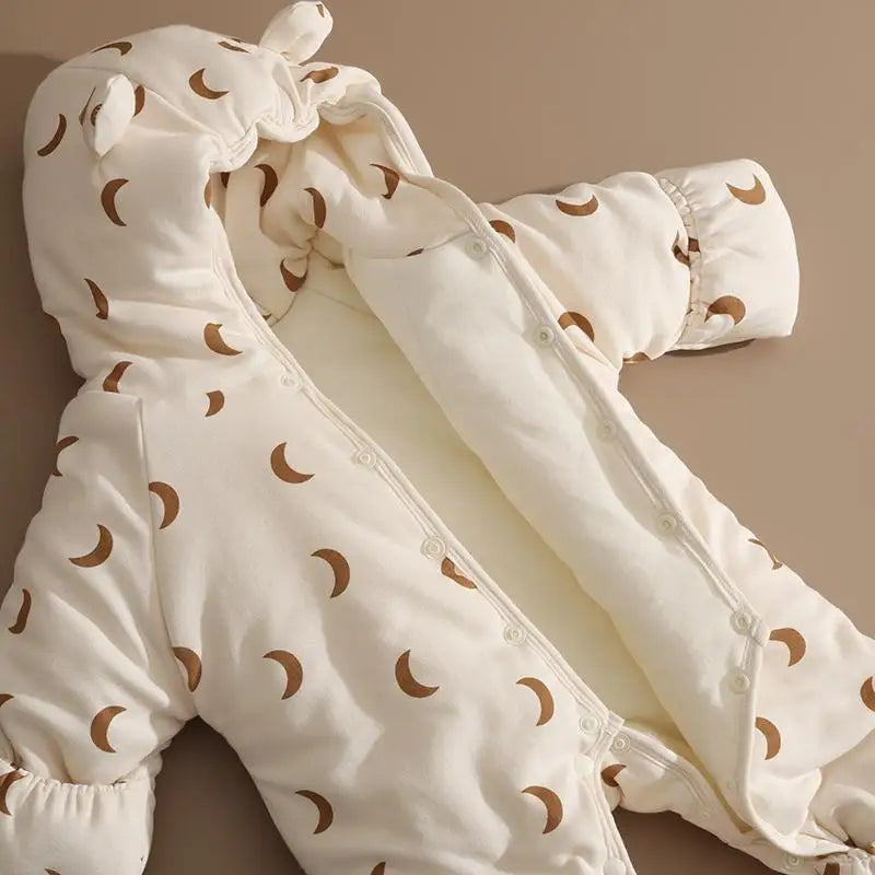 Winter cotton baby romper