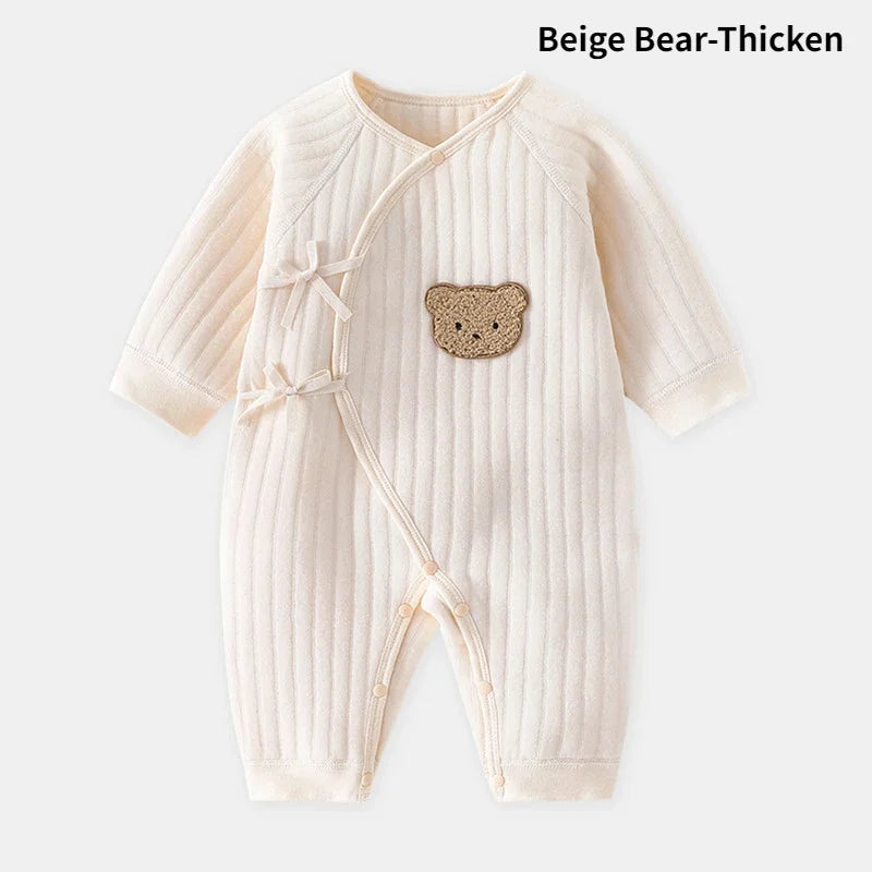 Long Sleeve Baby Jumpsuits - Cotton Romper for Toddlers