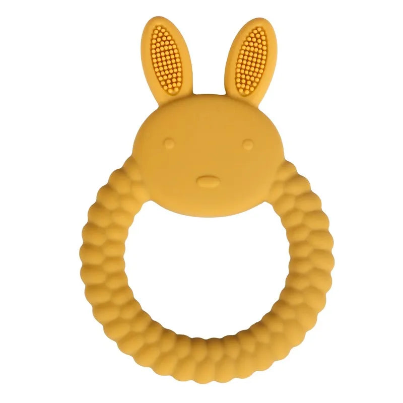 Cartoon Bear Baby Teething Gloves