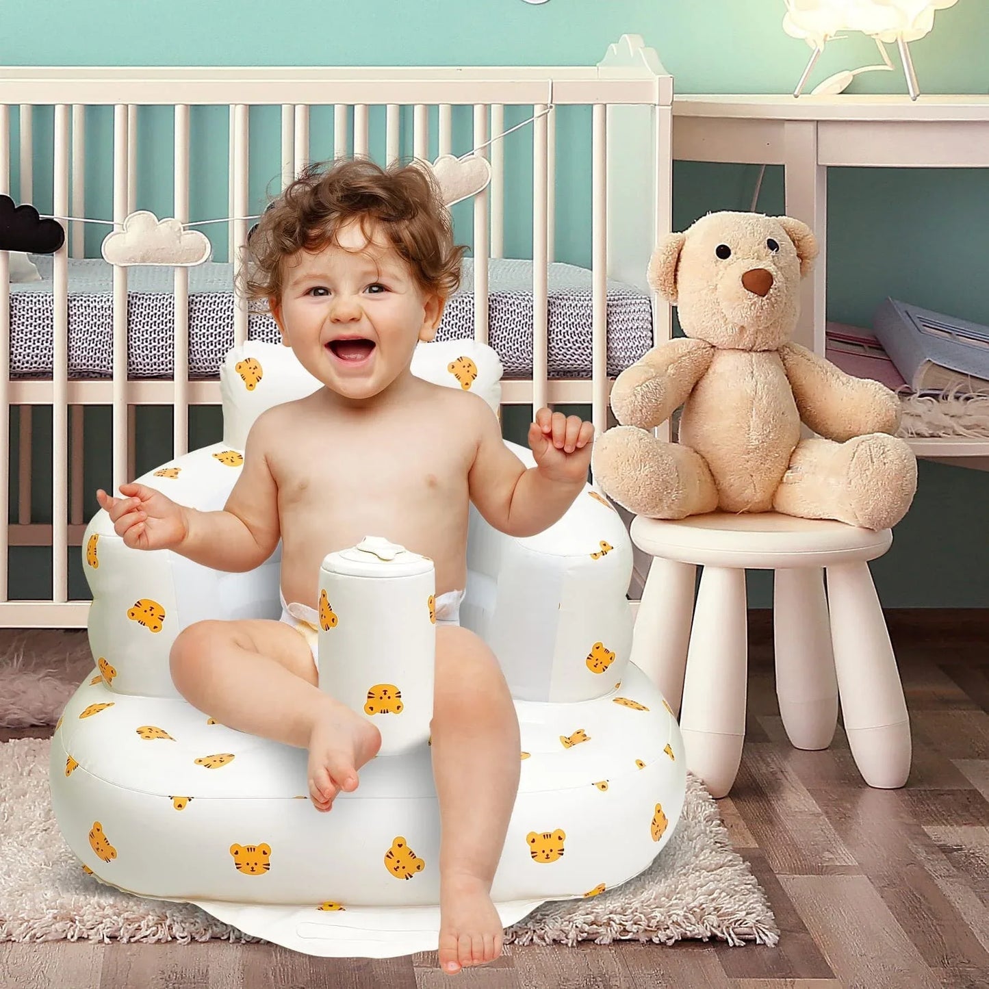 Siège bébé gonflable multifonctionnel