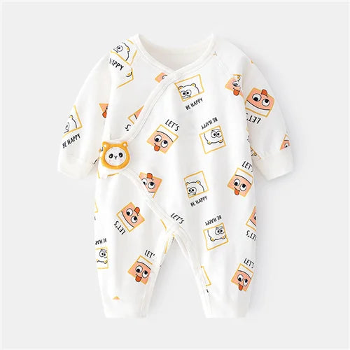 Newborn cotton romper jumpsuit for girls and boys