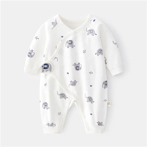 Newborn cotton romper jumpsuit for girls and boys