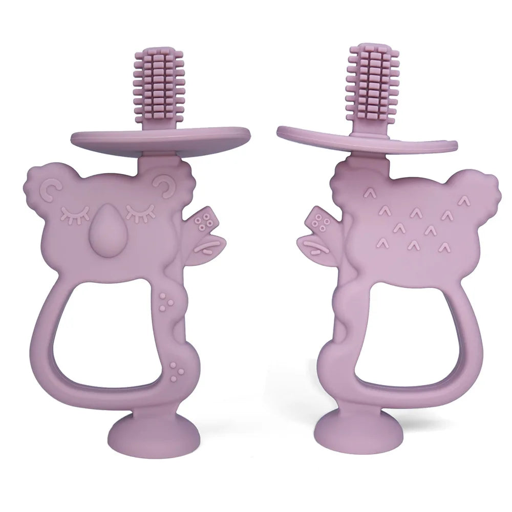 Cartoon Bear Baby Teething Gloves