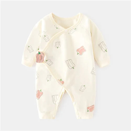 Newborn cotton romper jumpsuit for girls and boys