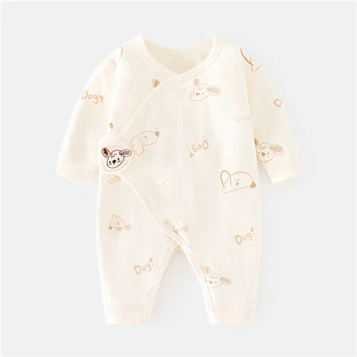 Newborn cotton romper jumpsuit for girls and boys