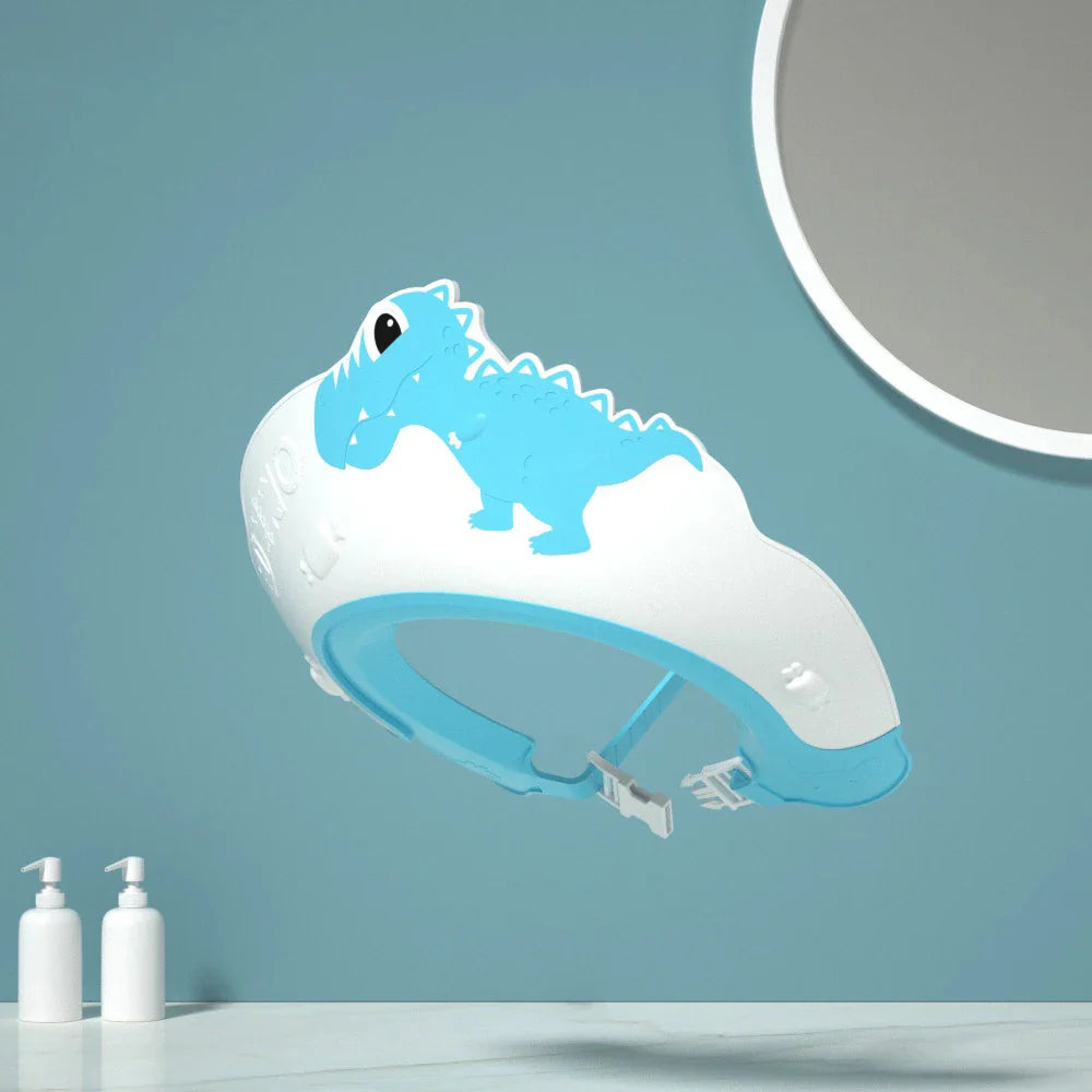 Bonnet bébé réglable pour protection du bain et de la douche