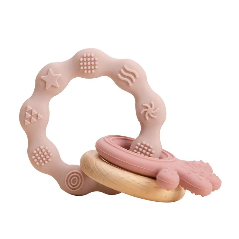 Cartoon Bear Baby Teething Gloves
