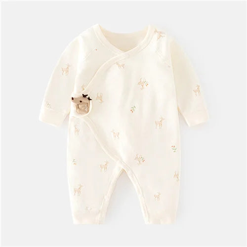 Pasgeboren katoenen romper jumpsuit voor meisjes en jongens