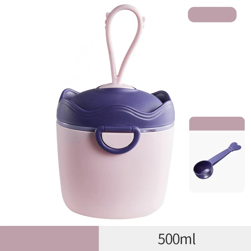 Portable Baby Formula Dispenser with Scoop - 330/500mL