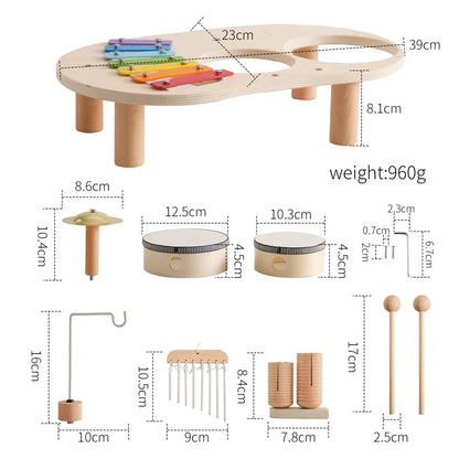 Houten Montessori-koffiezetapparaat voor kinderen