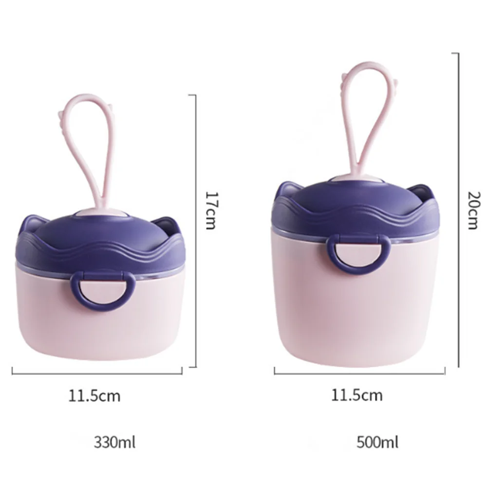 Portable Baby Formula Dispenser with Scoop - 330/500mL