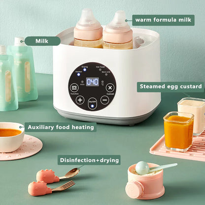 Elektrische babyflessenwarmer, sterilisator en droger