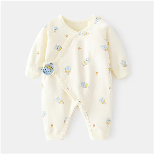 Pasgeboren katoenen romper jumpsuit voor meisjes en jongens