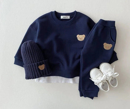 Beer sweatshirt en broek babykledingset