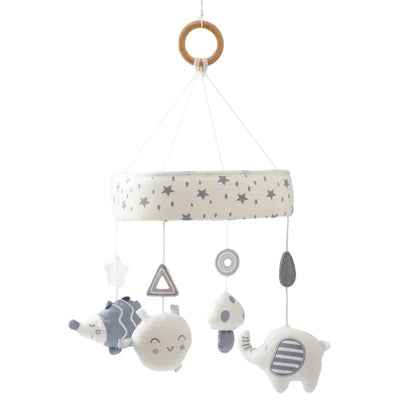 Boho style baby bed bell rattles