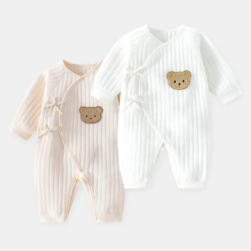 Baby-jumpsuits met lange mouwen - Katoenen rompertjes voor peuters