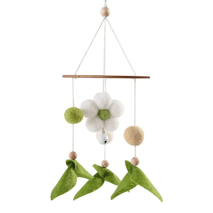 Boho style baby bed bell rattles