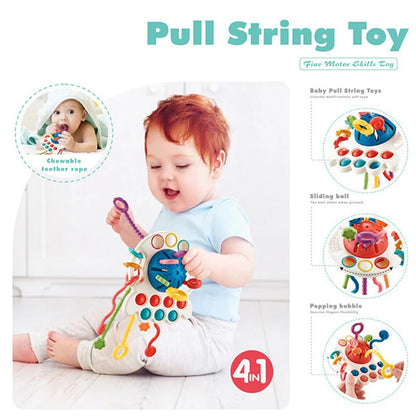 Baby Pull String Finger Greep Speelgoed