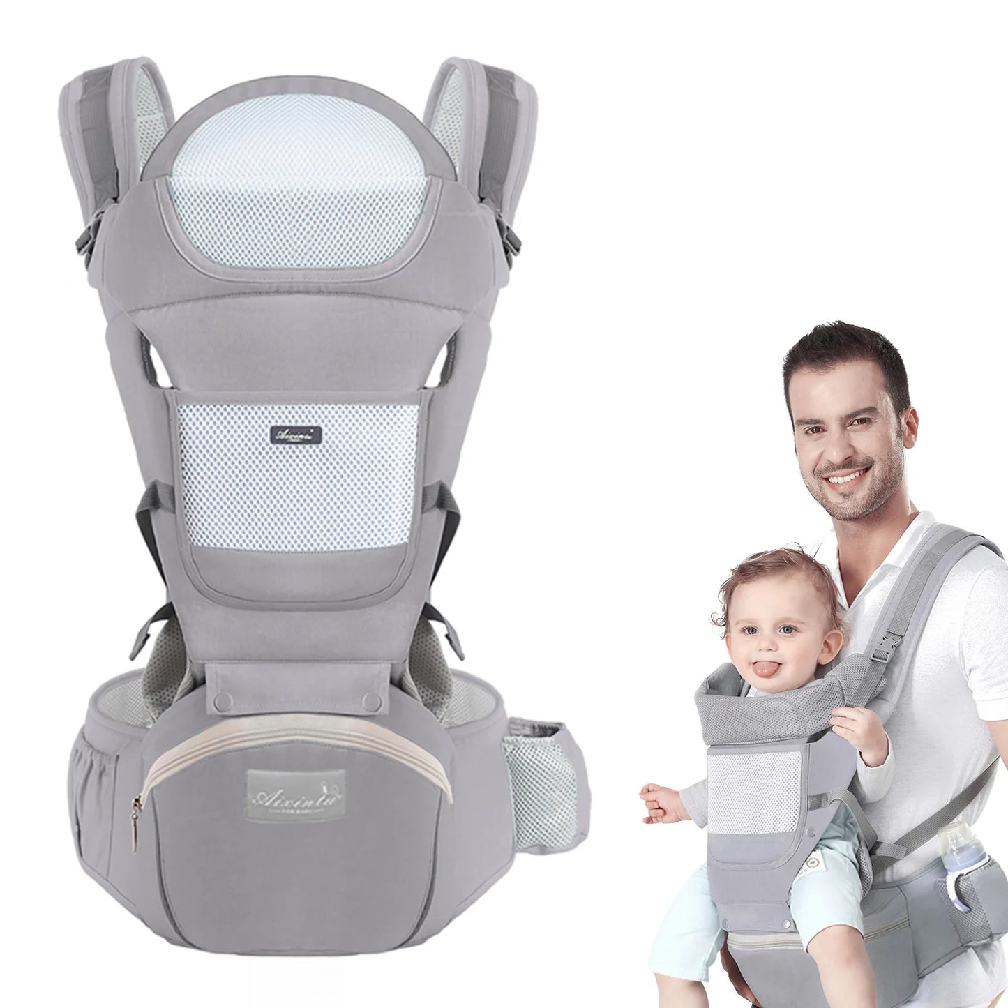 Ergonomische draagzak voor baby's