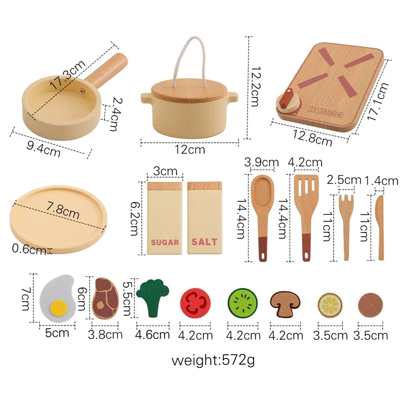 Houten Montessori Muziektent Drumspeelgoed voor baby's