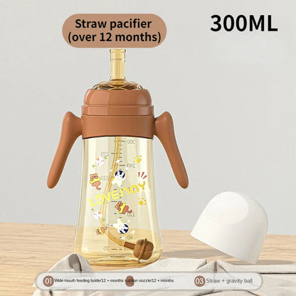 3-in-1 siliconen zuigfles voor baby's, 300 ml