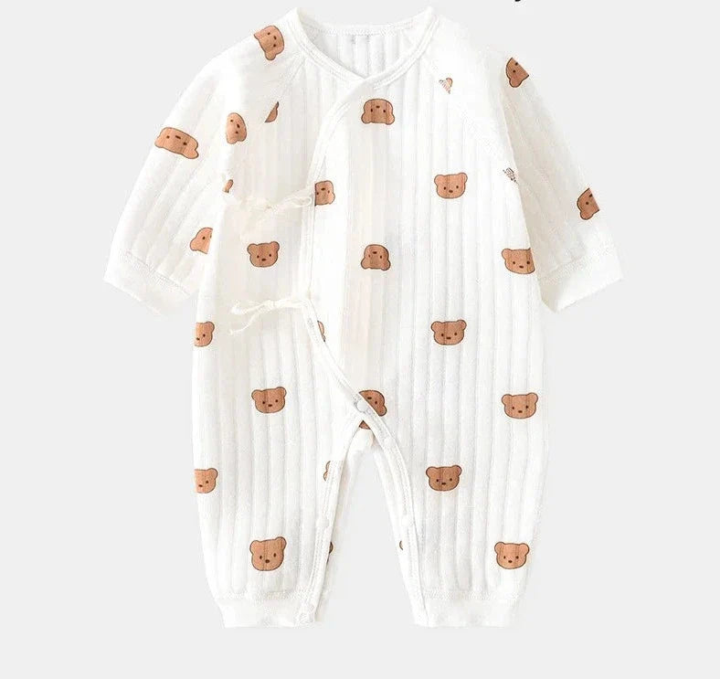 Baby-jumpsuits met lange mouwen - Katoenen rompertjes voor peuters